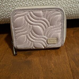 Lug Splits Wallet with Floral Interior
